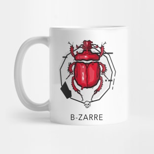 Bizarre - Red Beetle with skull Mug